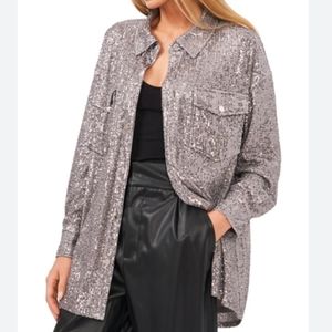 Riley & Rae NWOT doubles as button down shirt or jacket